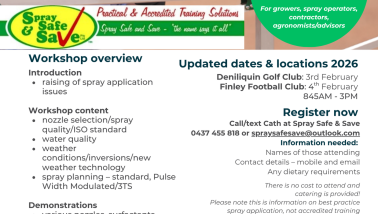 Spray and Save flyer